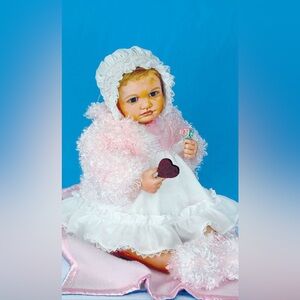 Vintage Trish Porcelain Doll from award winning doll maker Marnie Panek.